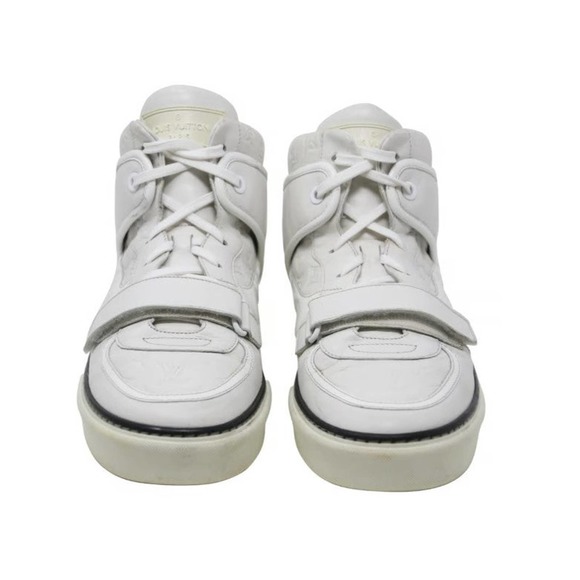 Louis Vuitton Monogram 9 White High Top Shoes LV-S0927P-B002 - Picture 3 of 9